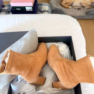 Aquatalia Camel Ankle Booties